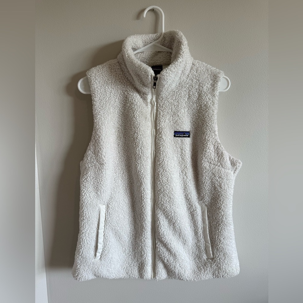 Patagonia White Fleece Jacket